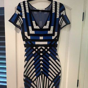 DVF bodycon sweater dress size S